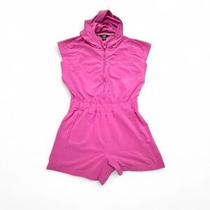 Athleta Girl Level Up Romper | Size Large (12) | Magenta Pink